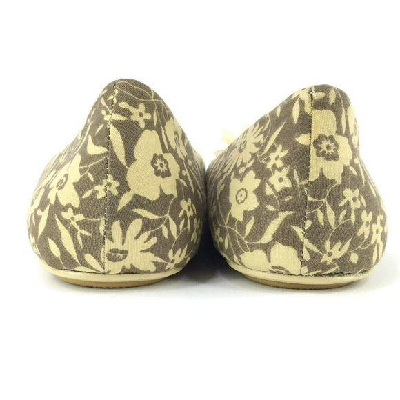 Ilse Jacobsen Hornbaek Canvas Printed Ballet Flats Size 37 US 7 Chiffon Flowers - Picture 7 of 11